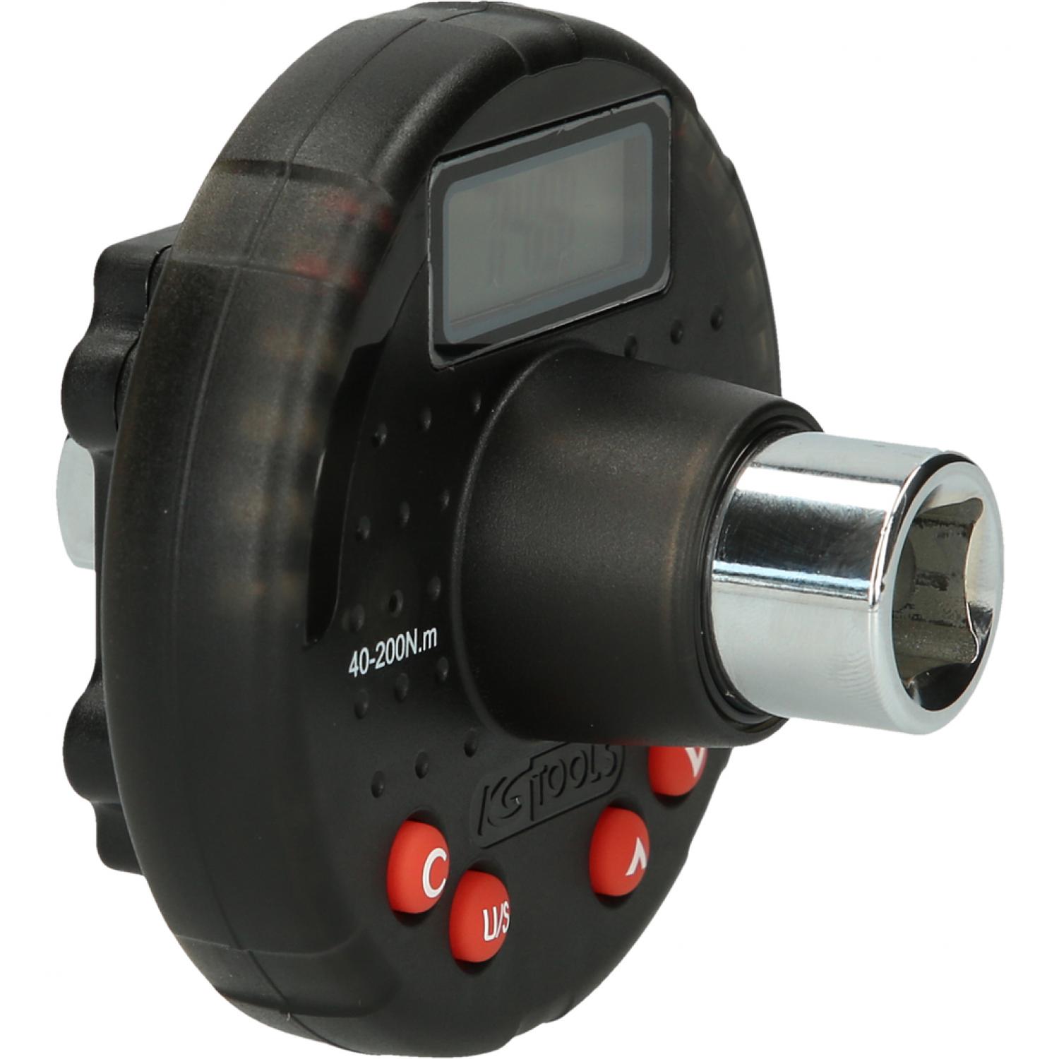 картинка Цифровой динамометрический адаптер с угломером 1/2", 10-200 Нм от магазина "Элит-инструмент"