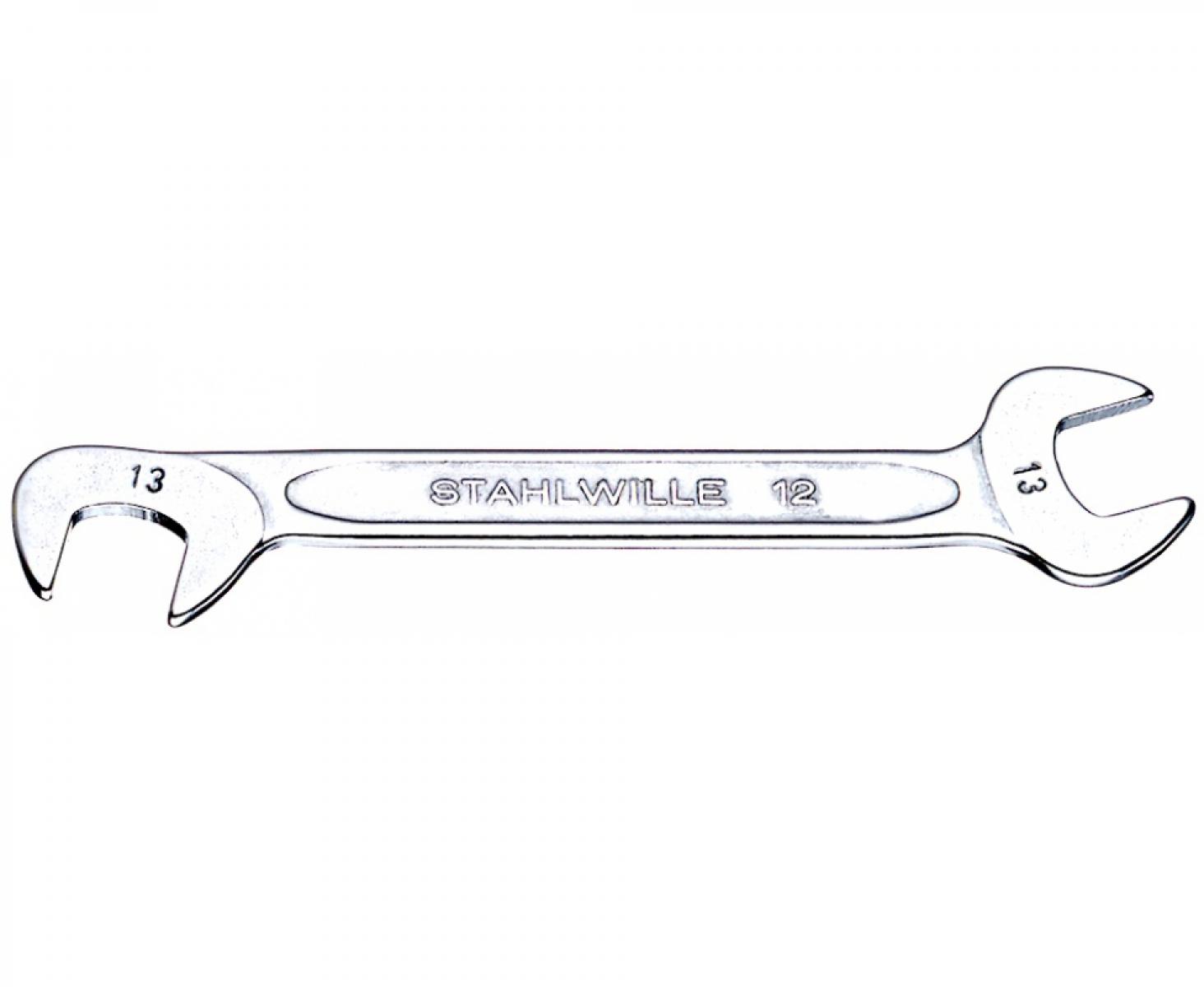 картинка Ключ гаечный двусторонний рожковый 12 3,2 мм Stahlwille 40063232 от магазина "Элит-инструмент"