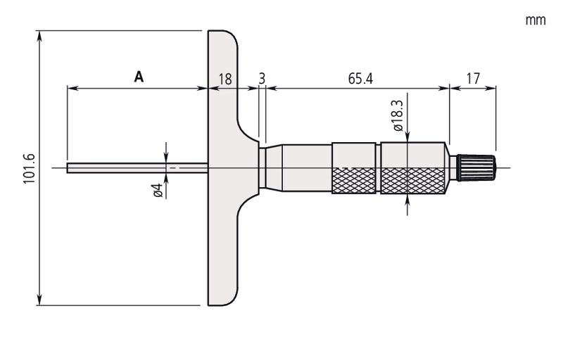 картинка 129-110 Глубиномер MITUTOYO от магазина "Элит-инструмент"