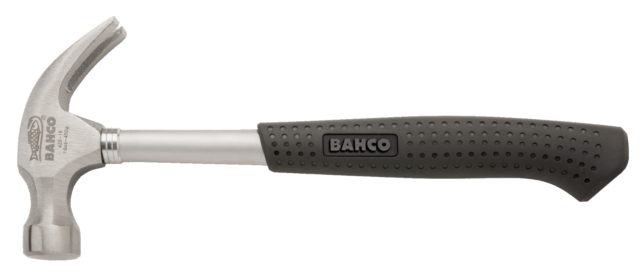 картинка Молоток-гвоздодер, стальная ручка с обрезиненным захватом BAHCO 429-20 от магазина "Элит-инструмент"
