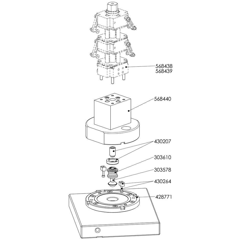картинка Переходник для системы многократного зажима "EasyVise" АМF 568440 от магазина "Элит-инструмент"