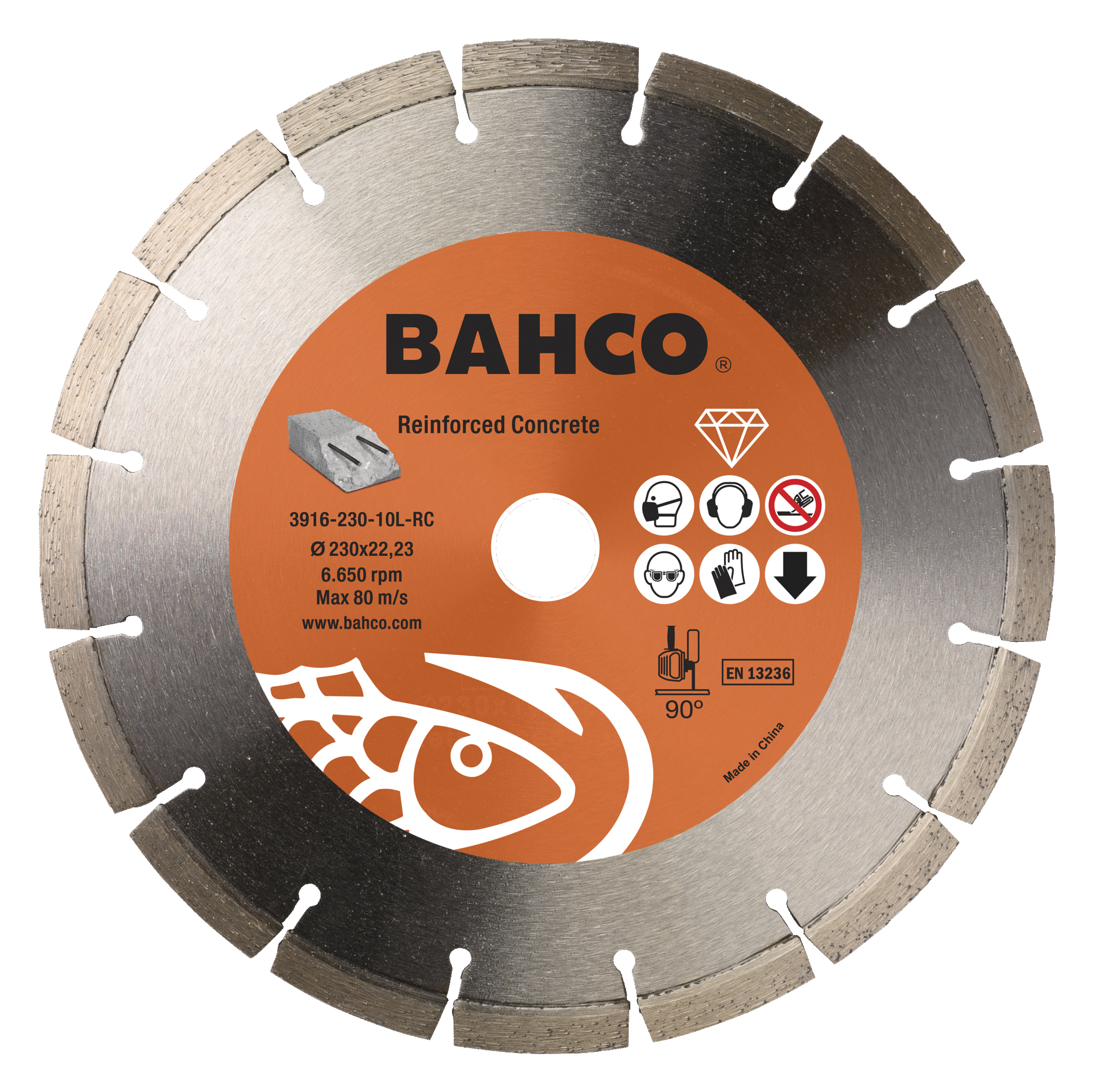 картинка Алмазные дисковые пилы для железобетона BAHCO 391-DIAM_RC от магазина "Элит-инструмент"
