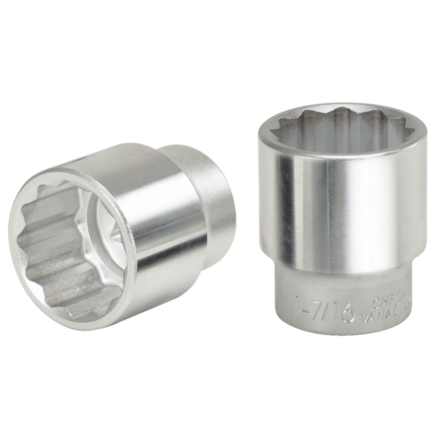 12-гранная торцовая головка 1'', короткая, 38 мм