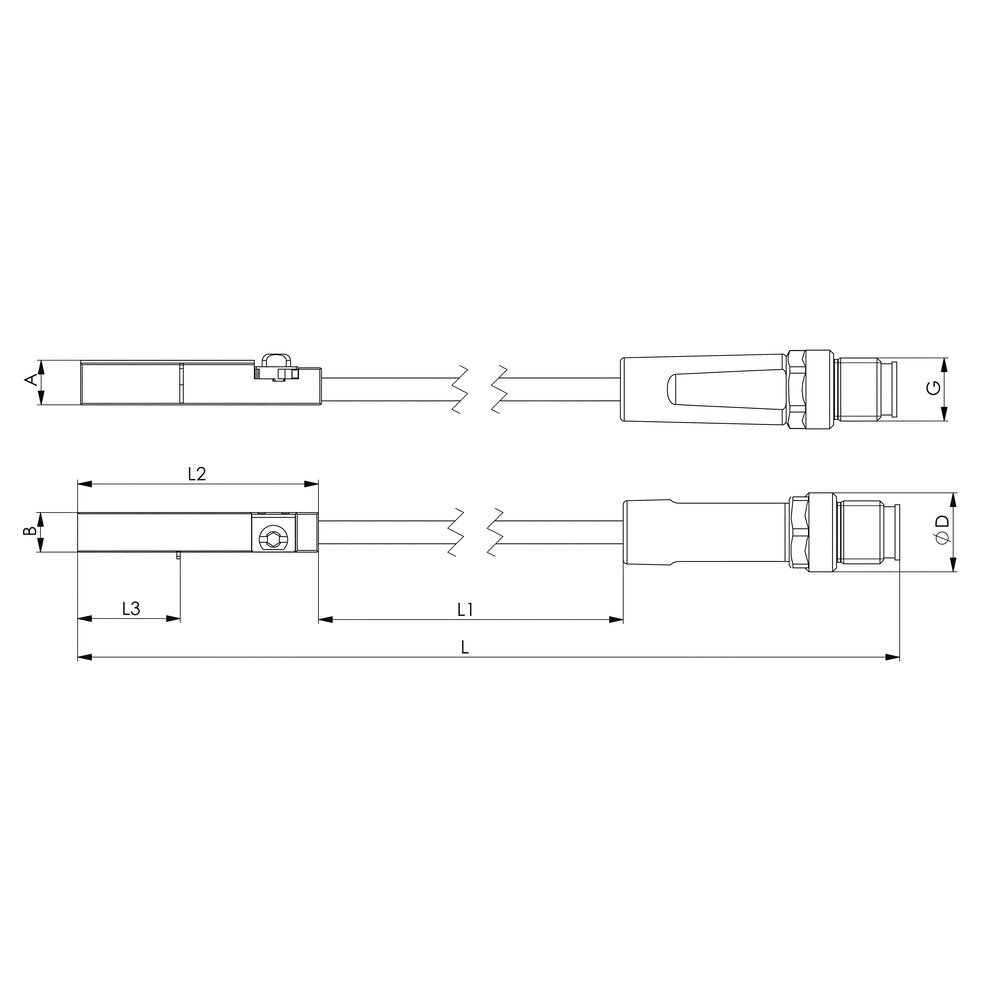 картинка Герконовый выключатель R01 АМF 554800 от магазина "Элит-инструмент"