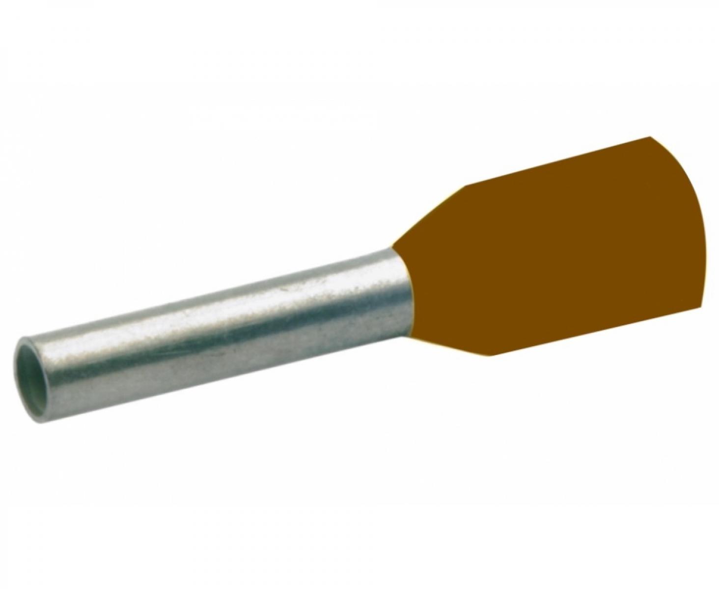 картинка Наконечник втулочный коричневый изолированный DIN 46228 0,14 мм² Klauke KLK1666 100 шт. от магазина "Элит-инструмент"