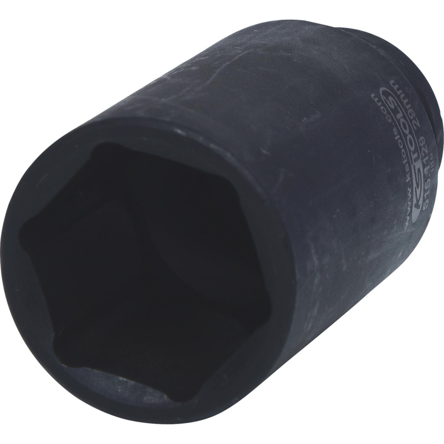 Шестигранная силовая торцовая головка 1/2'', длинная, 29 мм