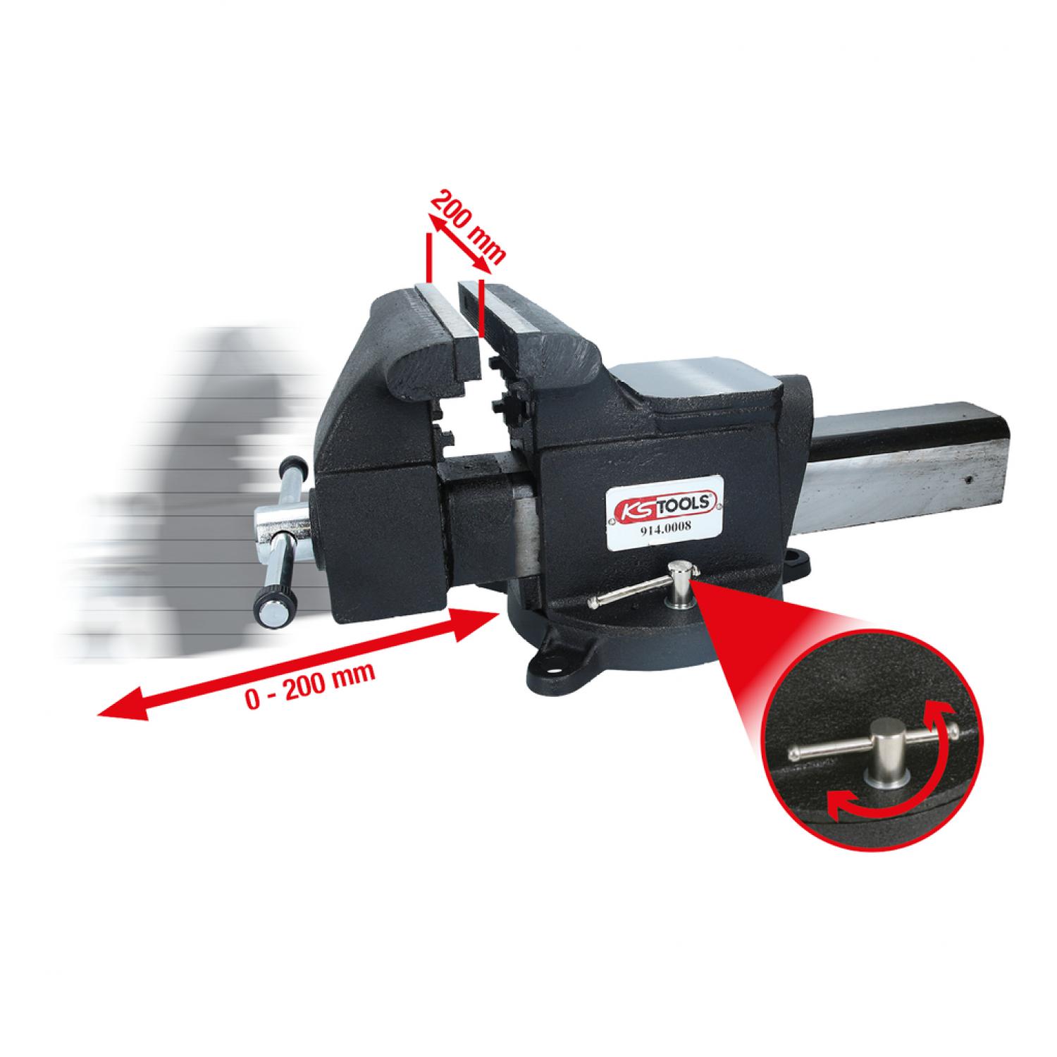 Параллельные тиски, 8"