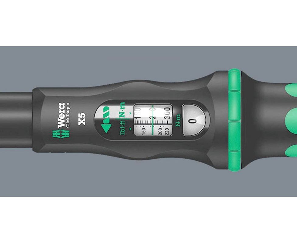 картинка Динамометрический ключ Wera Click-Torque X 5 60-300 Nm для сменных насадок WE-075655 от магазина "Элит-инструмент"