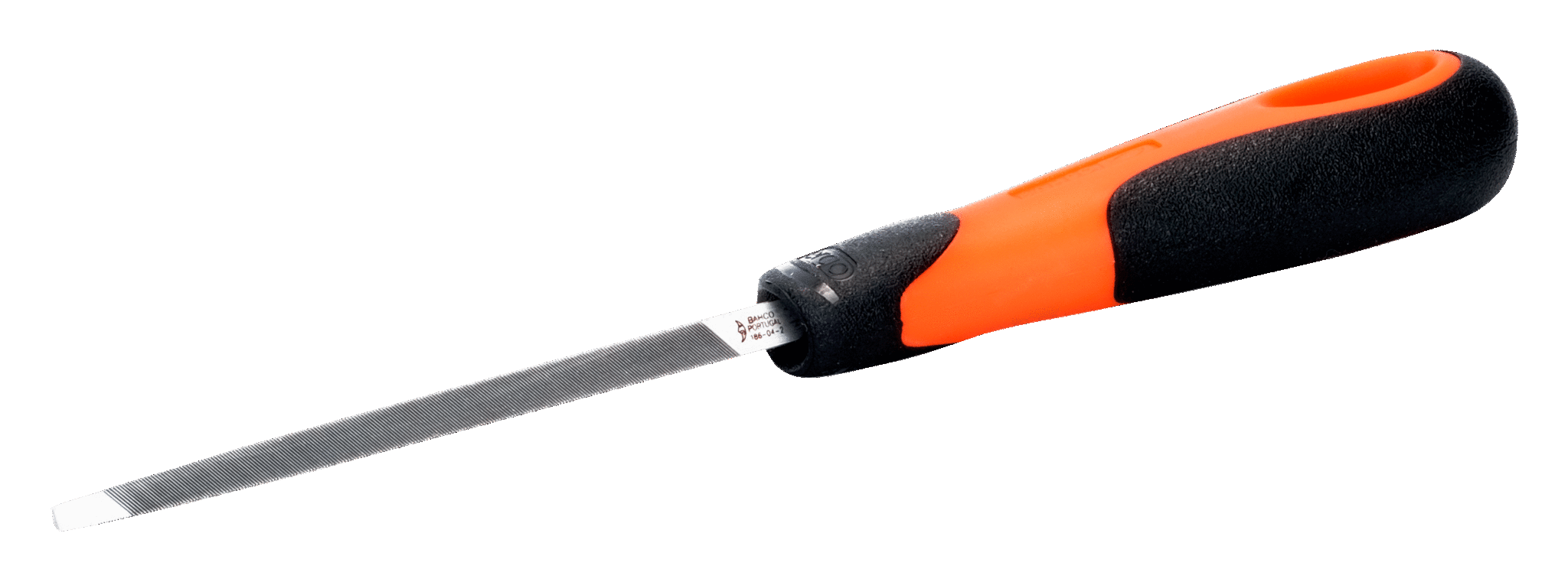 Напильник заостренный тонкий, индивидуальная упаковка, с рукояткой ERGO™ BAHCO 4-186-05-2-2