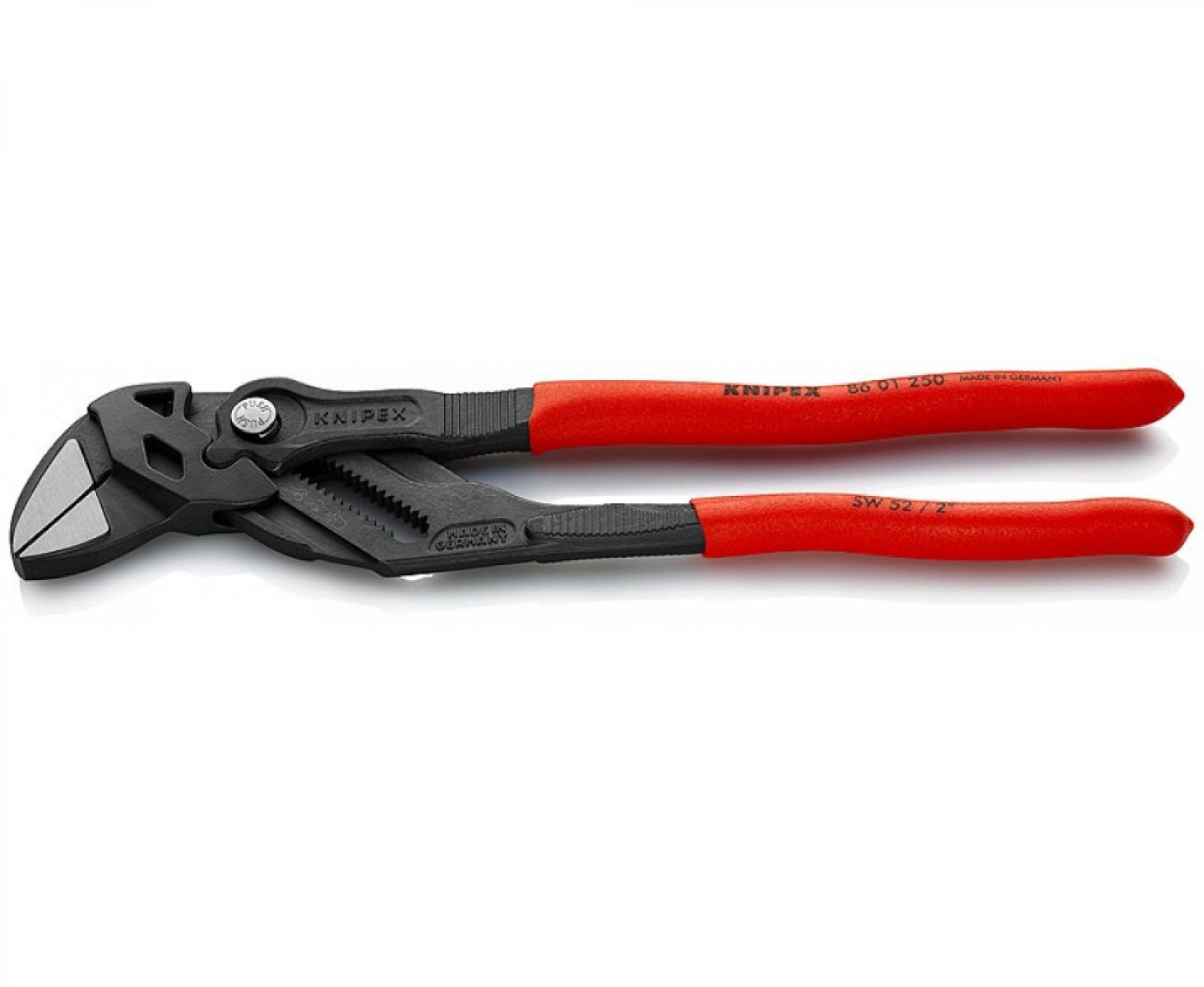 картинка Клещи переставные-гаечный ключ Knipex KN-8601250SB фосфатированные в блистере от магазина "Элит-инструмент"