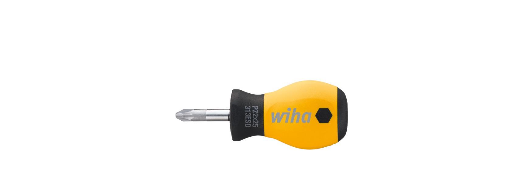 картинка Отвертка Pozidriv SoftFinish® ESD 313ESD WIHA 32156 от магазина "Элит-инструмент"