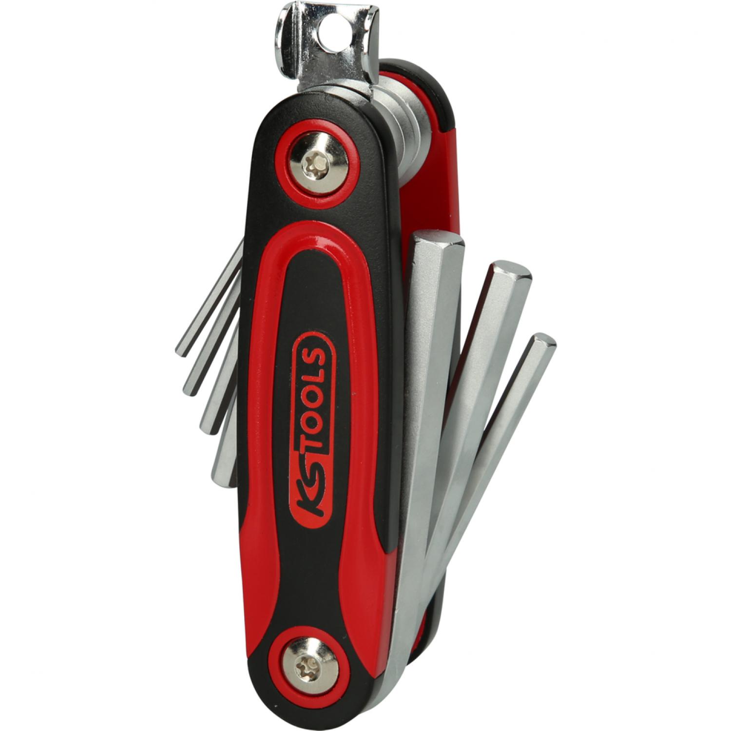 картинка Откидной держатель для угловых штифтовых ключей с внутренним шестигранником 8 шт от магазина "Элит-инструмент"