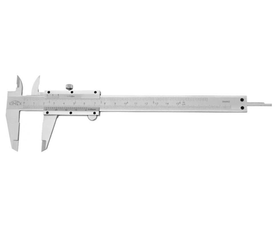Штангенциркуль верньерный Kinex 6000-1 150 мм с винтовым фиксатором