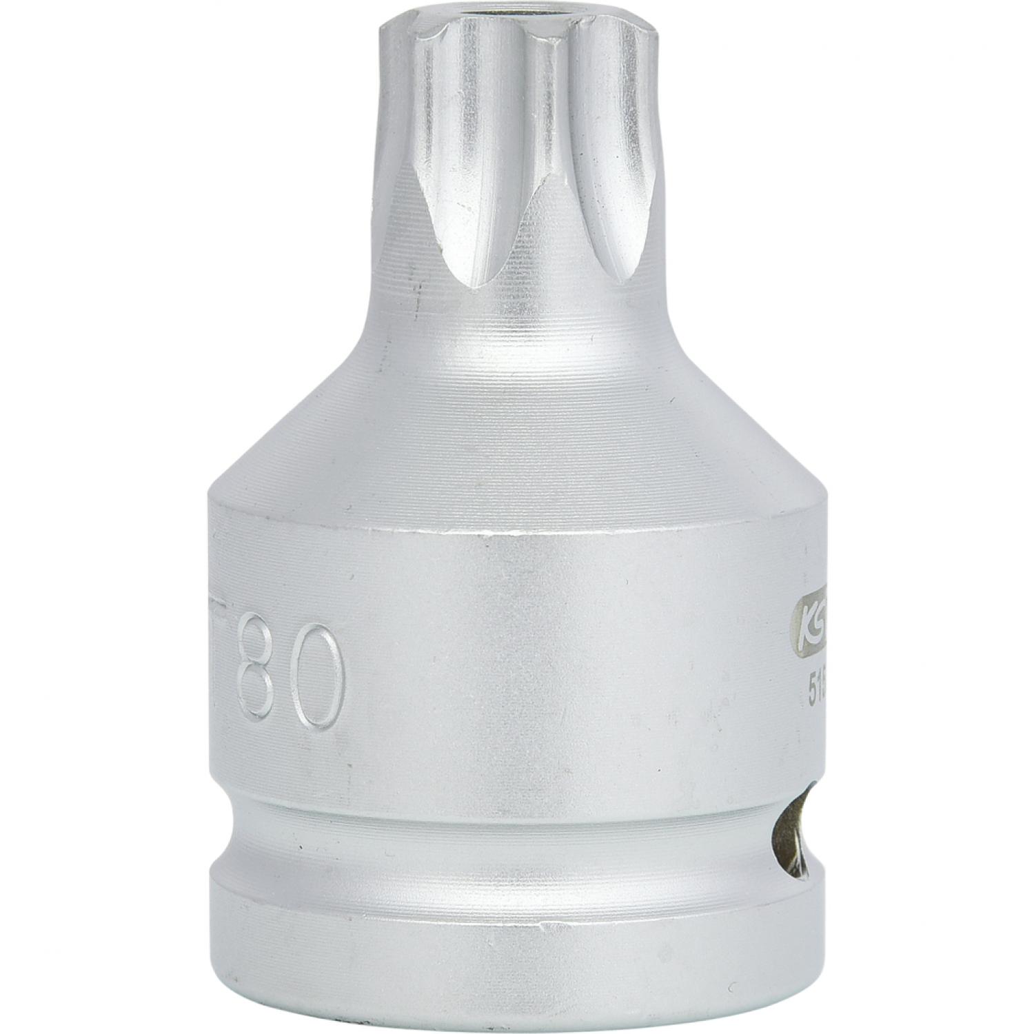 картинка Торцевая головка ударная 3/4" с битой, с отверстием, короткая, TB80 от магазина "Элит-инструмент"