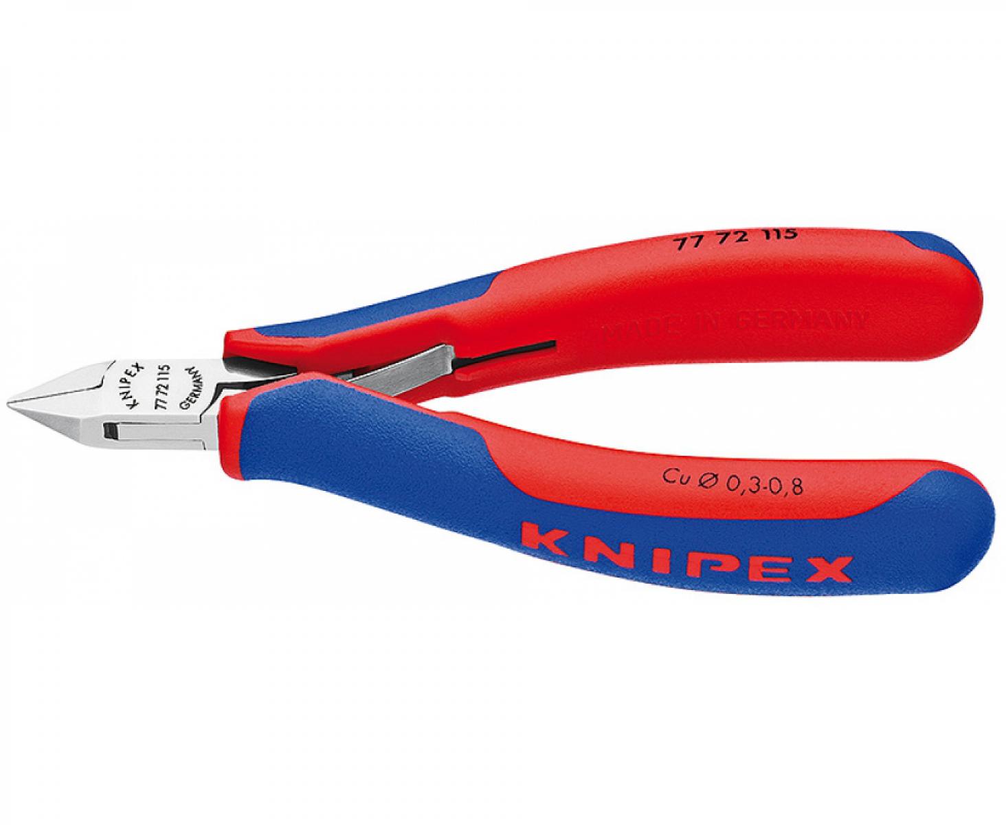 Кусачки боковые для электроники Knipex KN-7772115