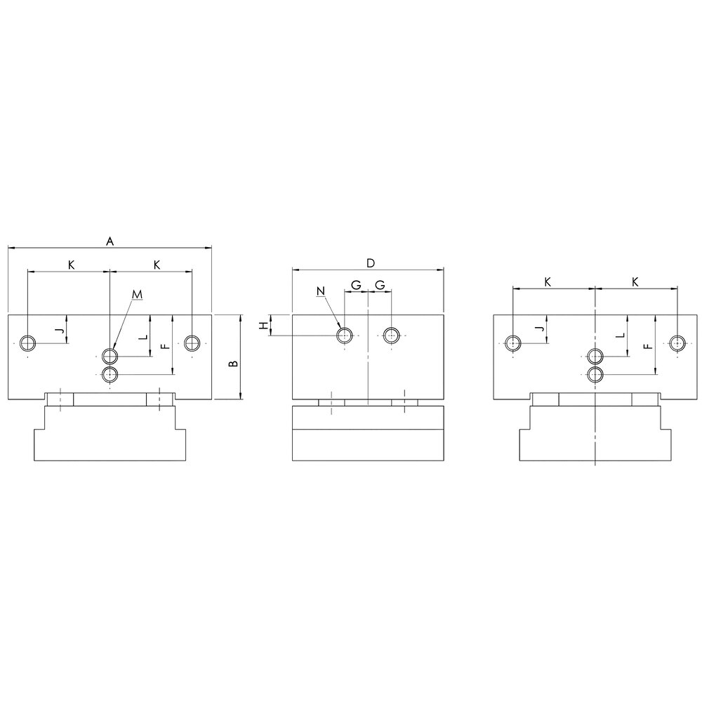 картинка Нижняя челюсть, без выступа АМF 304956 от магазина "Элит-инструмент"