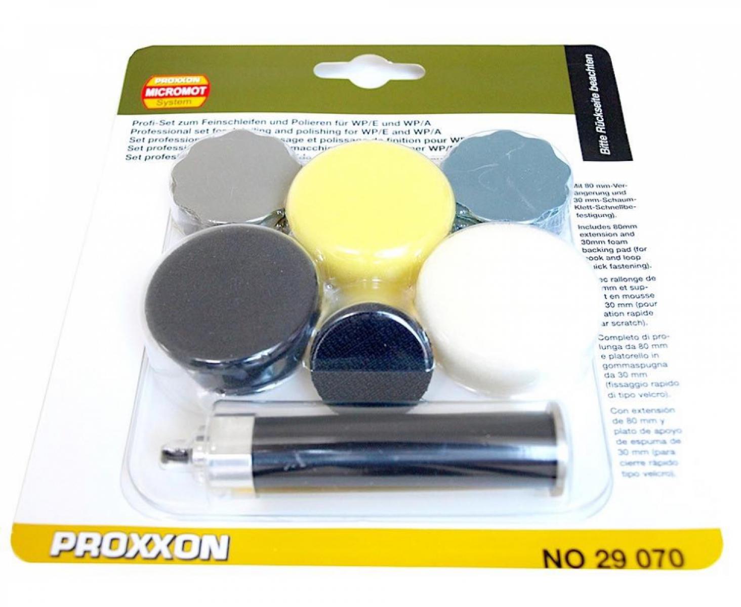 картинка Набор для тонкой шлифовки и полировки Proxxon 29070 от магазина "Элит-инструмент"