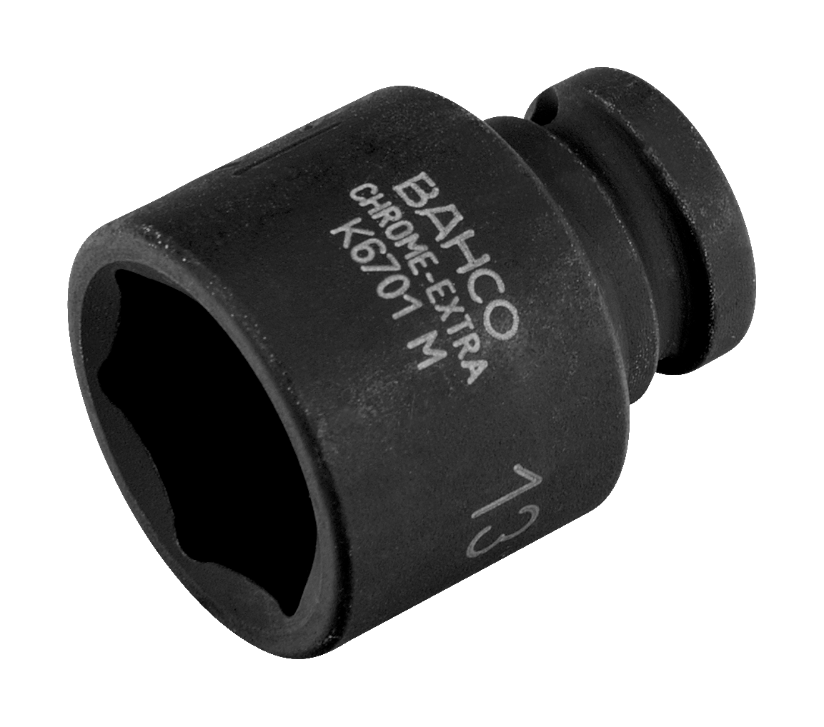 Торцевые головки шестигранные с магнитом, метрические размеры BAHCO KM6701M-7