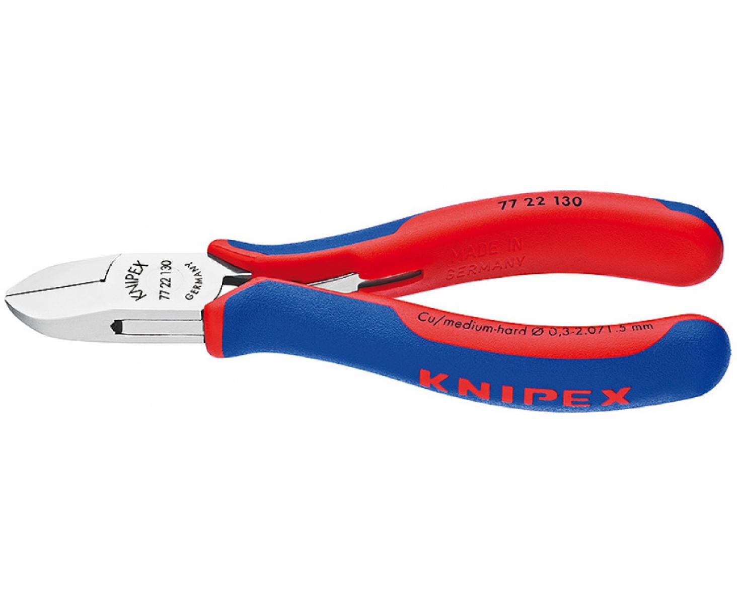 Кусачки боковые для электроники Knipex KN-7722130