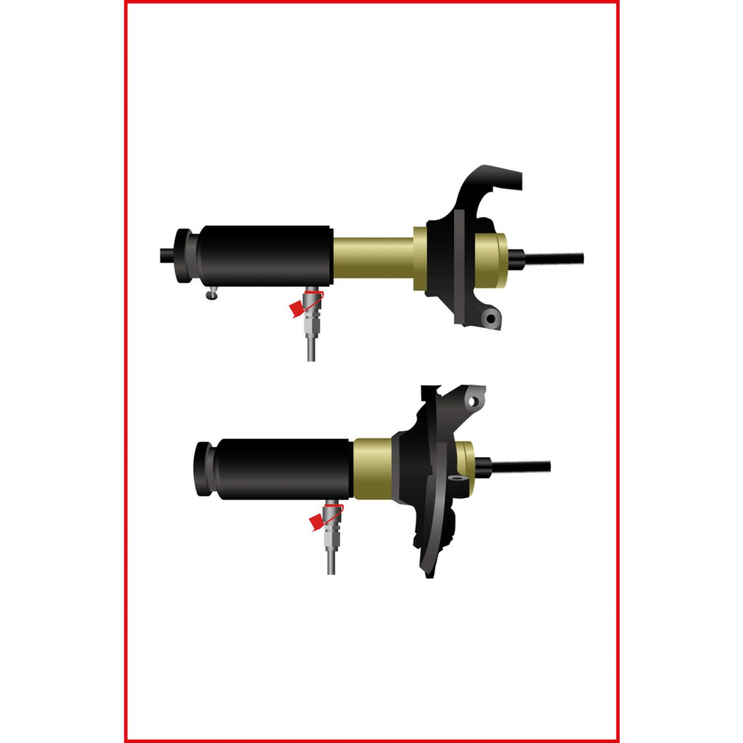 картинка Комплект передних колесных подшипников для Renault / Nissan / Opel 2002-2010, 9 шт от магазина "Элит-инструмент"