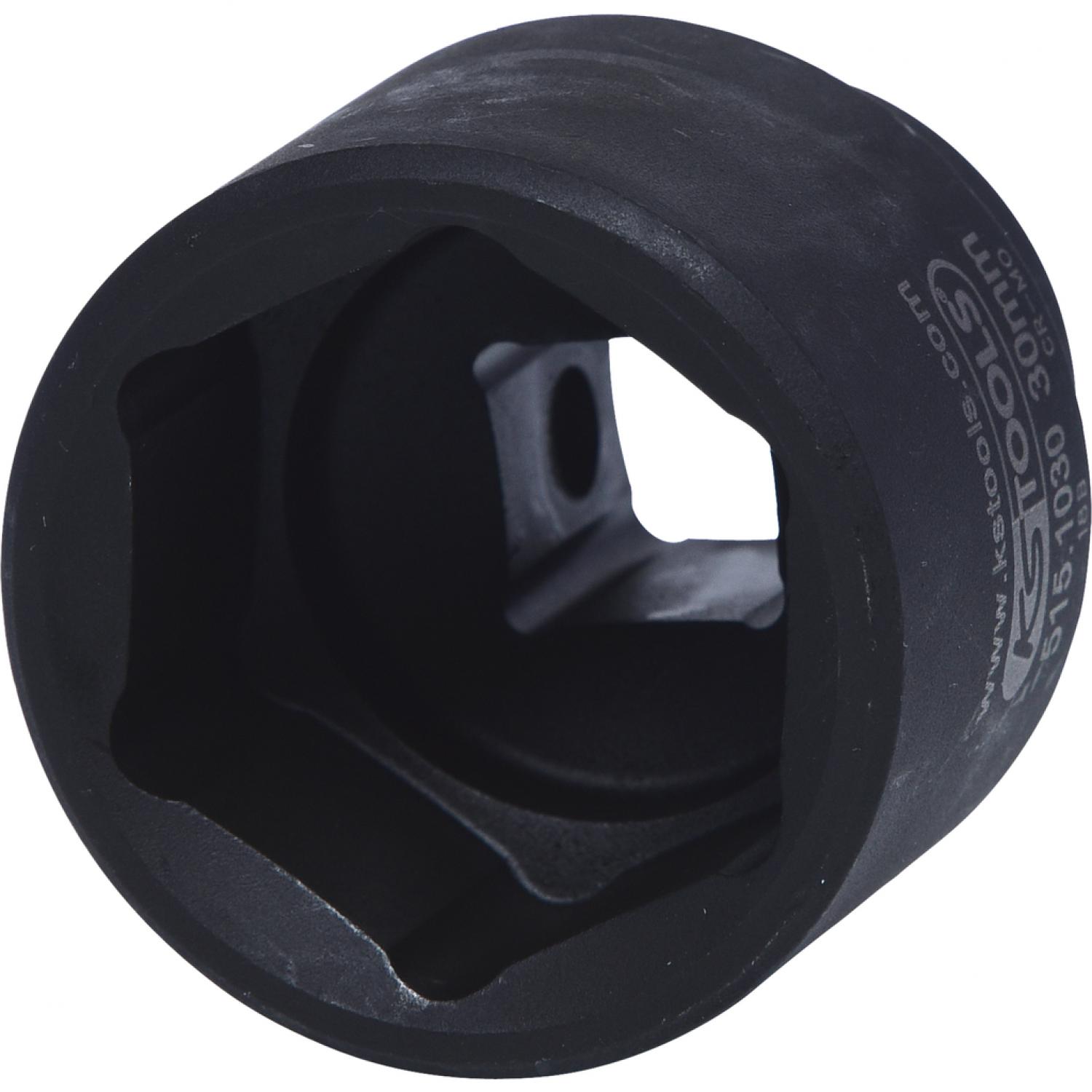 Шестигранная силовая торцовая головка 1/2'', короткая, 30 мм