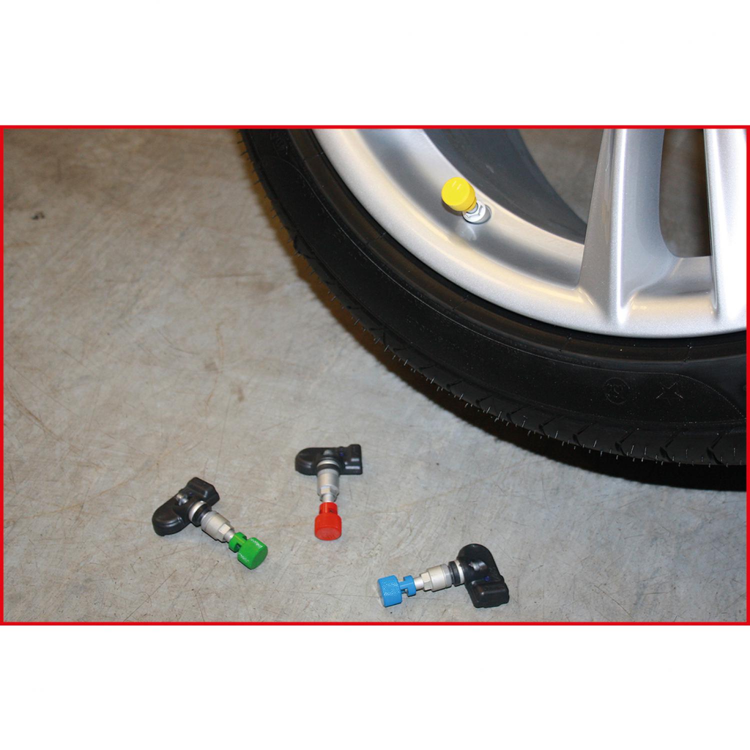 картинка Инструмент для удаления воздуха, для системы контроля давления в шинах, синий, для правой задней шины от магазина "Элит-инструмент"