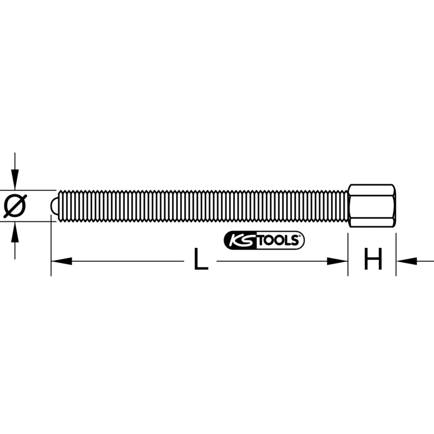 картинка Шпиндель, 22 мм, G1/2"x14Gx235 мм от магазина "Элит-инструмент"