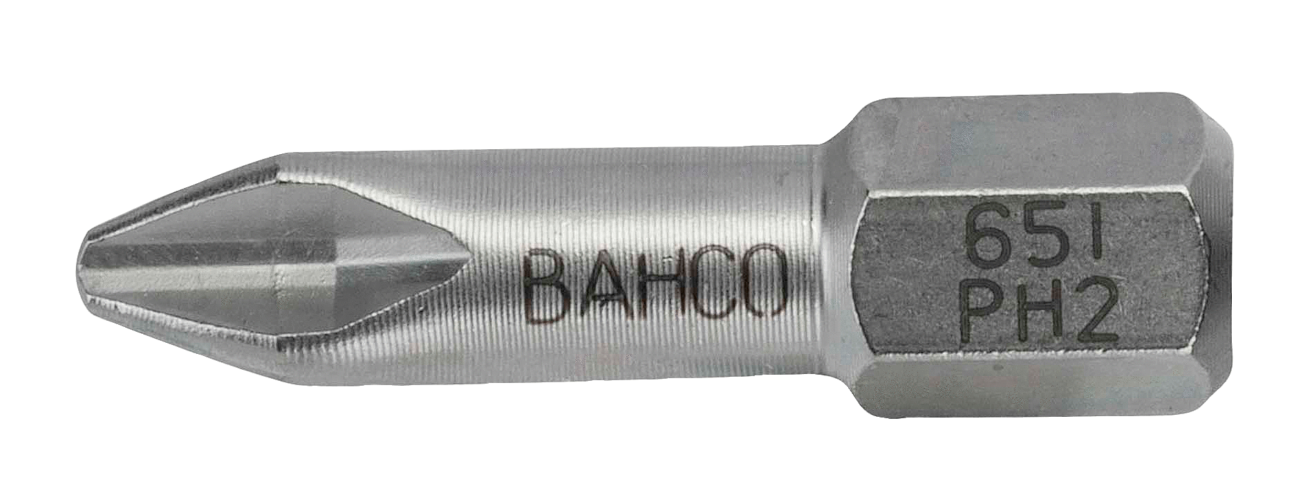 картинка Торсионные биты из нержавеющей стали для отверток Phillips, 25 мм BAHCO 65I/PH1 от магазина "Элит-инструмент"