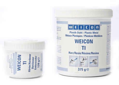 картинка WEICON-TI (0,5 кг) металлополимер наполненный титаном (wcn10430005) от магазина "Элит-инструмент"