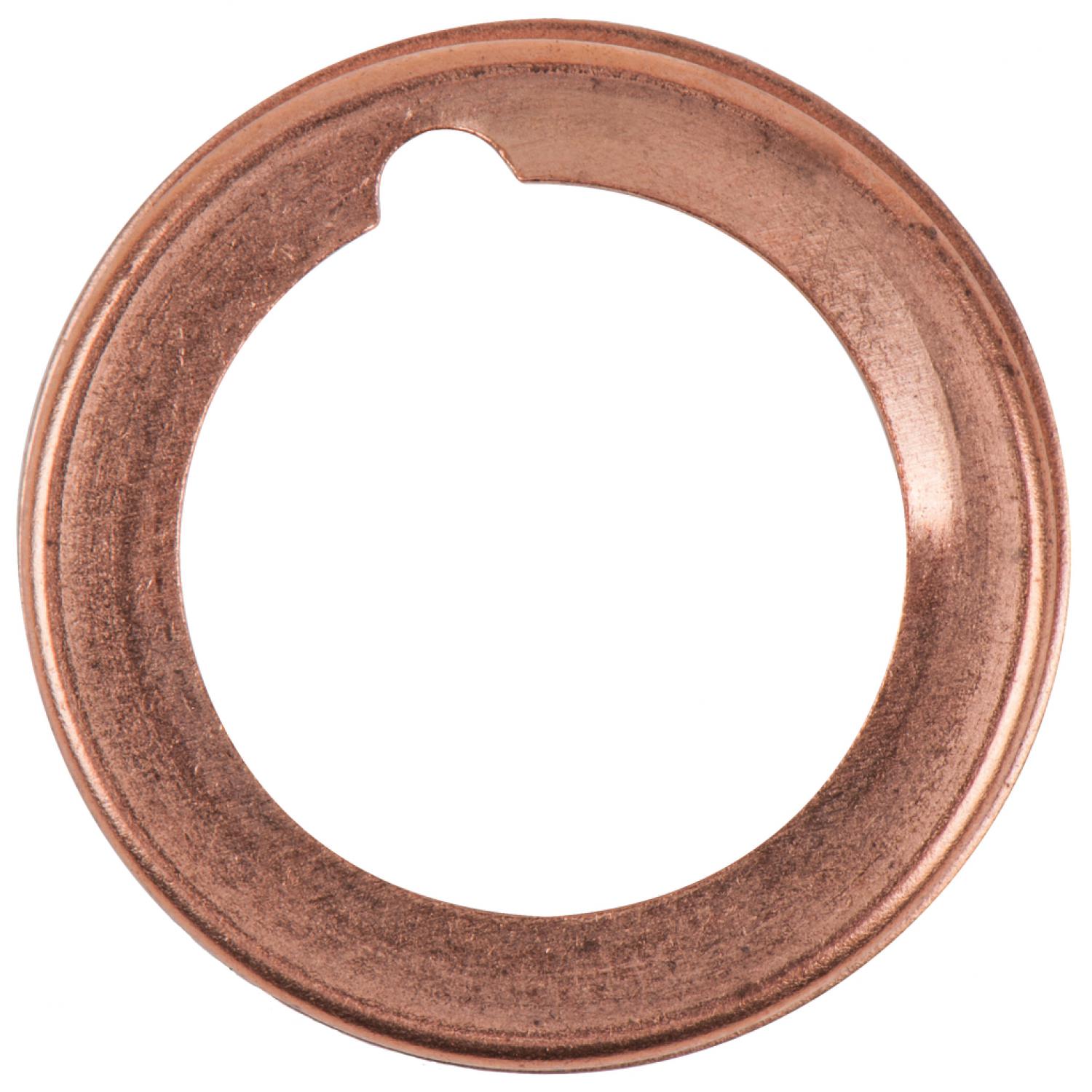 Уплотнительное кольцо, с углублением, внешний Ø 21 мм, внутренний Ø 15 мм, 10 шт в упаковке