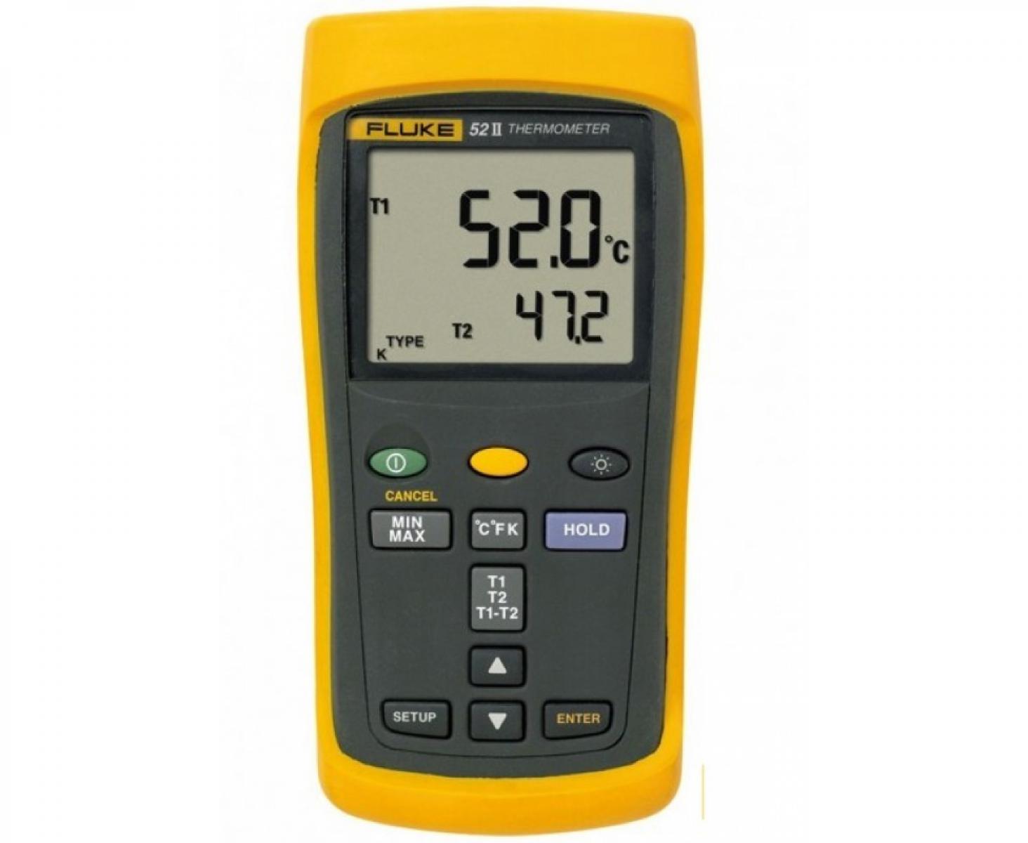картинка Термометр цифровой Fluke 52 II 3821096 (50 Гц) от магазина "Элит-инструмент"