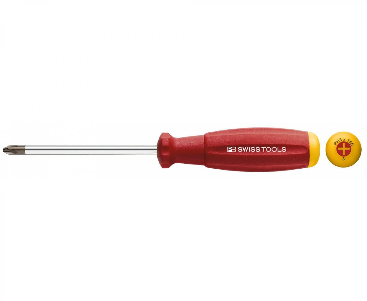 картинка Отвертка крестовая Phillips SwissGrip PB Swiss Tools PB 8190.2-300/7 PH2 от магазина "Элит-инструмент"