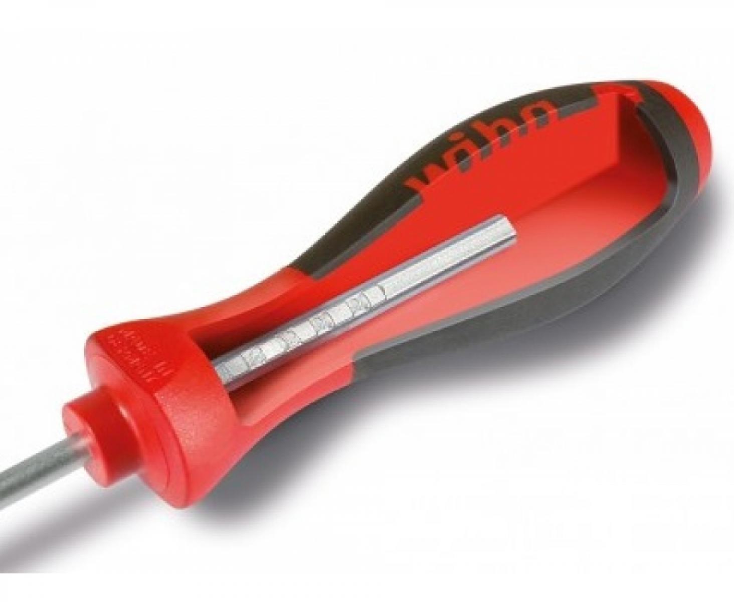 картинка Отвертка Wiha SoftFinish HEX 357 26230 3 x 35 внутренний шестигранник изогнутая от магазина "Элит-инструмент"