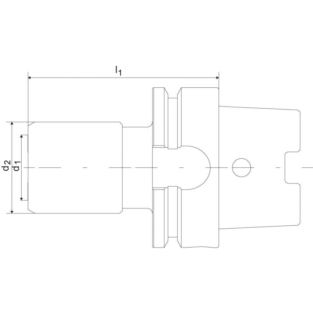 картинка Резьбовой быстросменный патрон HSK-A100 M6-20 FORMAT EX 3337 0013 Fplus от магазина "Элит-инструмент"