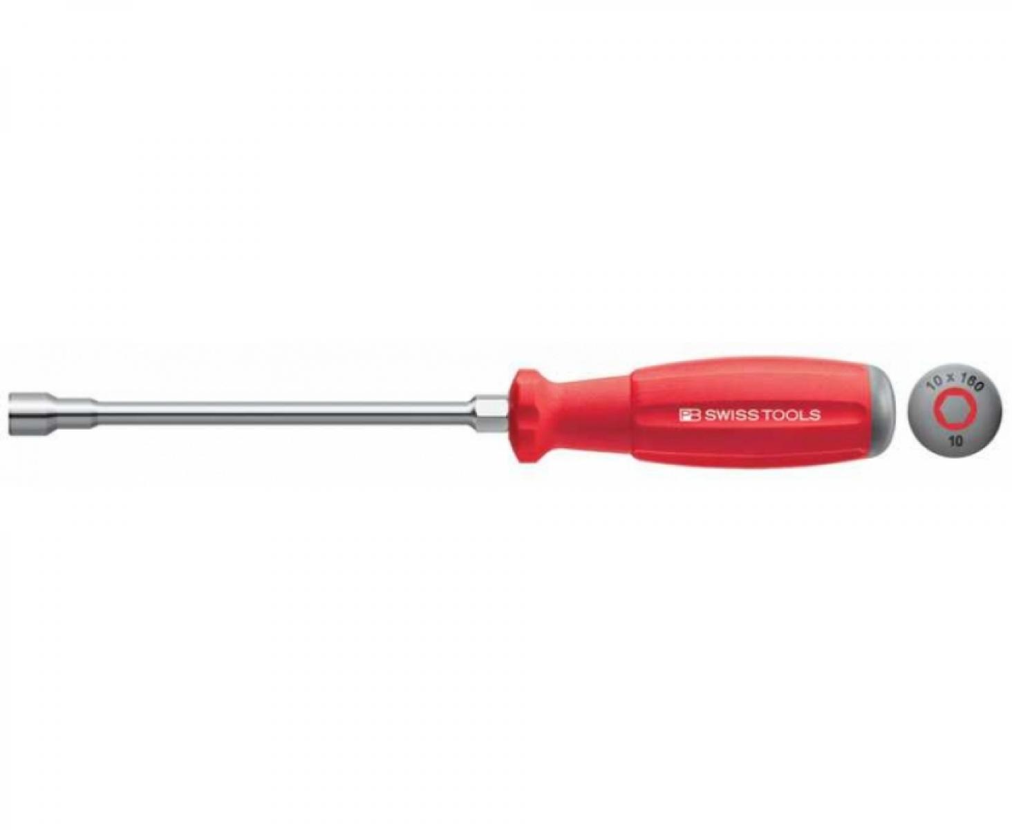 картинка Отвертка-торцовый ключ HEX Nut SwissGrip PB Swiss Tools с шестигранной насадкой PB 8200.S 13-200 M13 от магазина "Элит-инструмент"