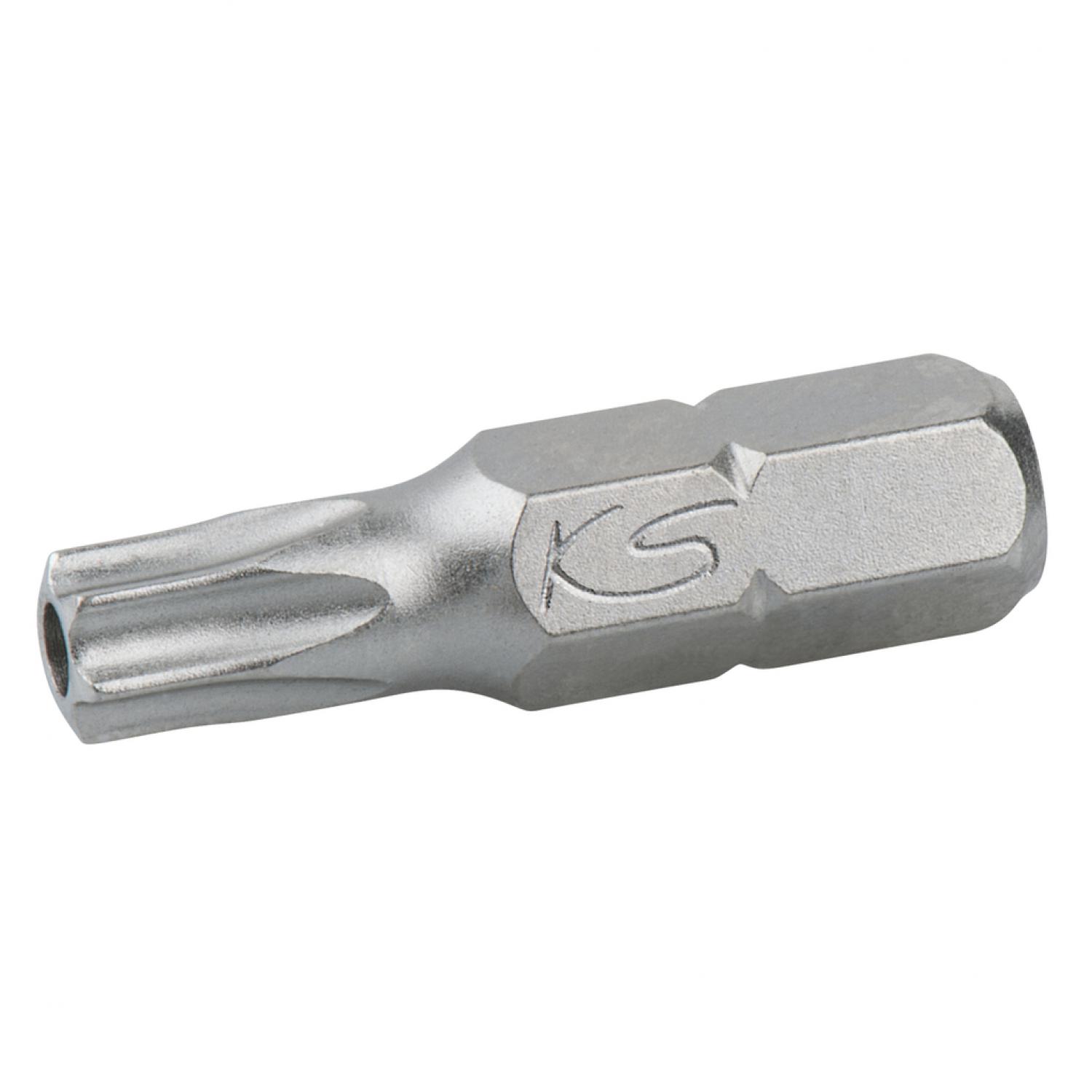 Бит 1/4" с профилем Torx, с отверстием, 25 мм, ТВ25