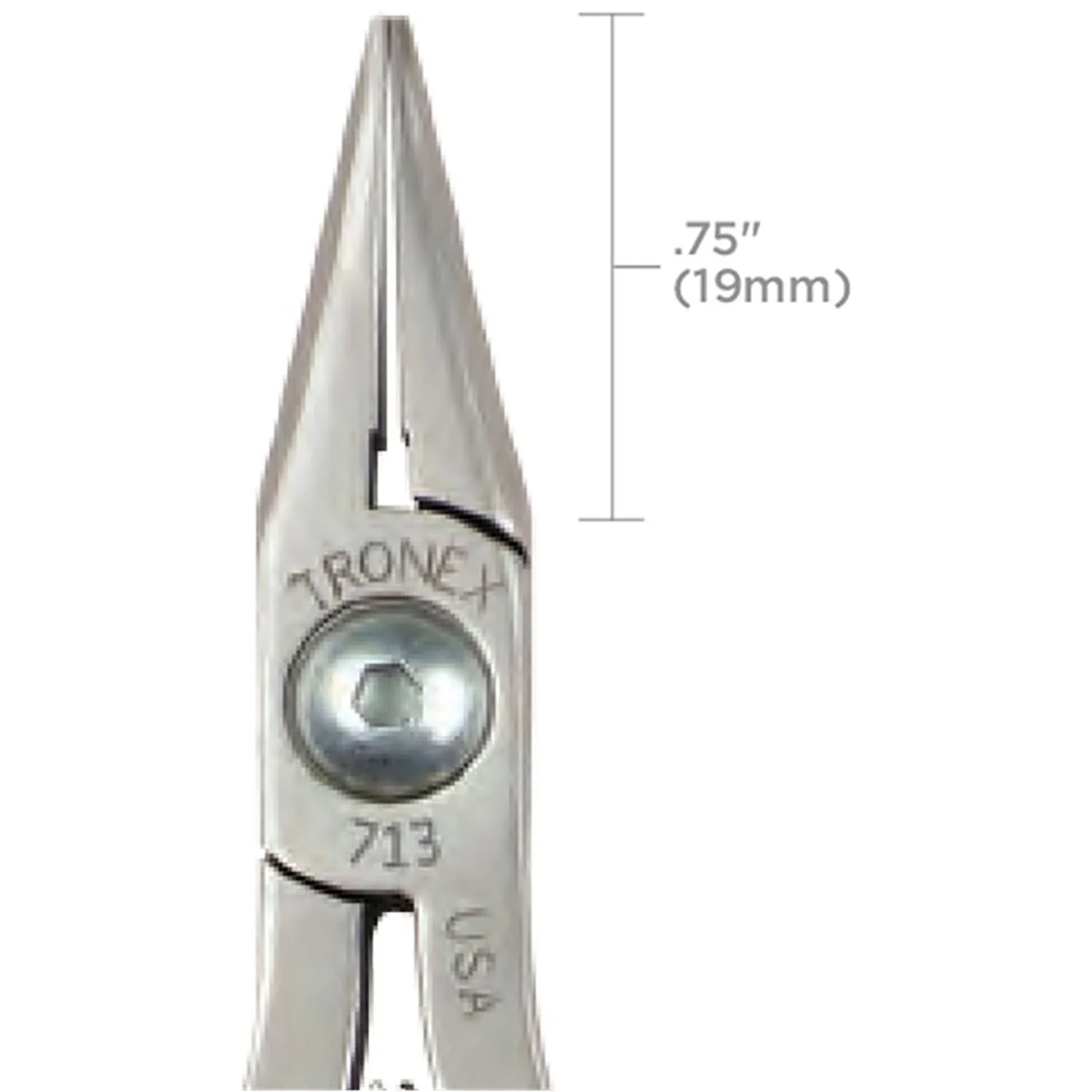 картинка P513/P713 • Плоскогубцы с цепным наконечником - Короткий наконечник P713 от магазина "Элит-инструмент"