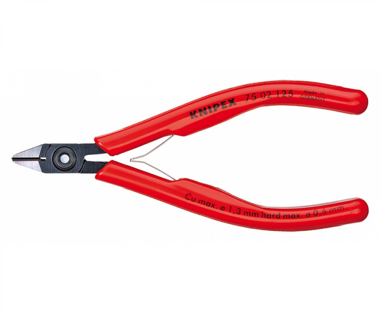 Кусачки боковые для электроники Knipex KN-7502125