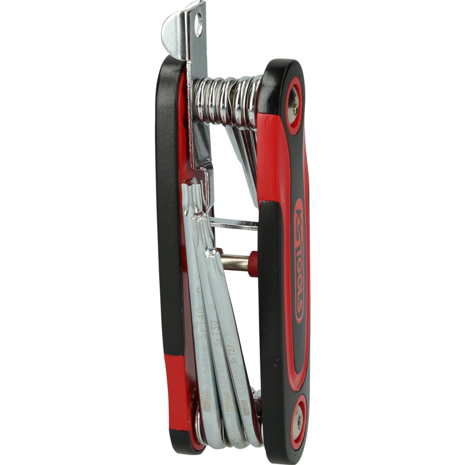 картинка Откидной держатель для угловых штифтовых ключей с профилем Torx, 8 шт от магазина "Элит-инструмент"