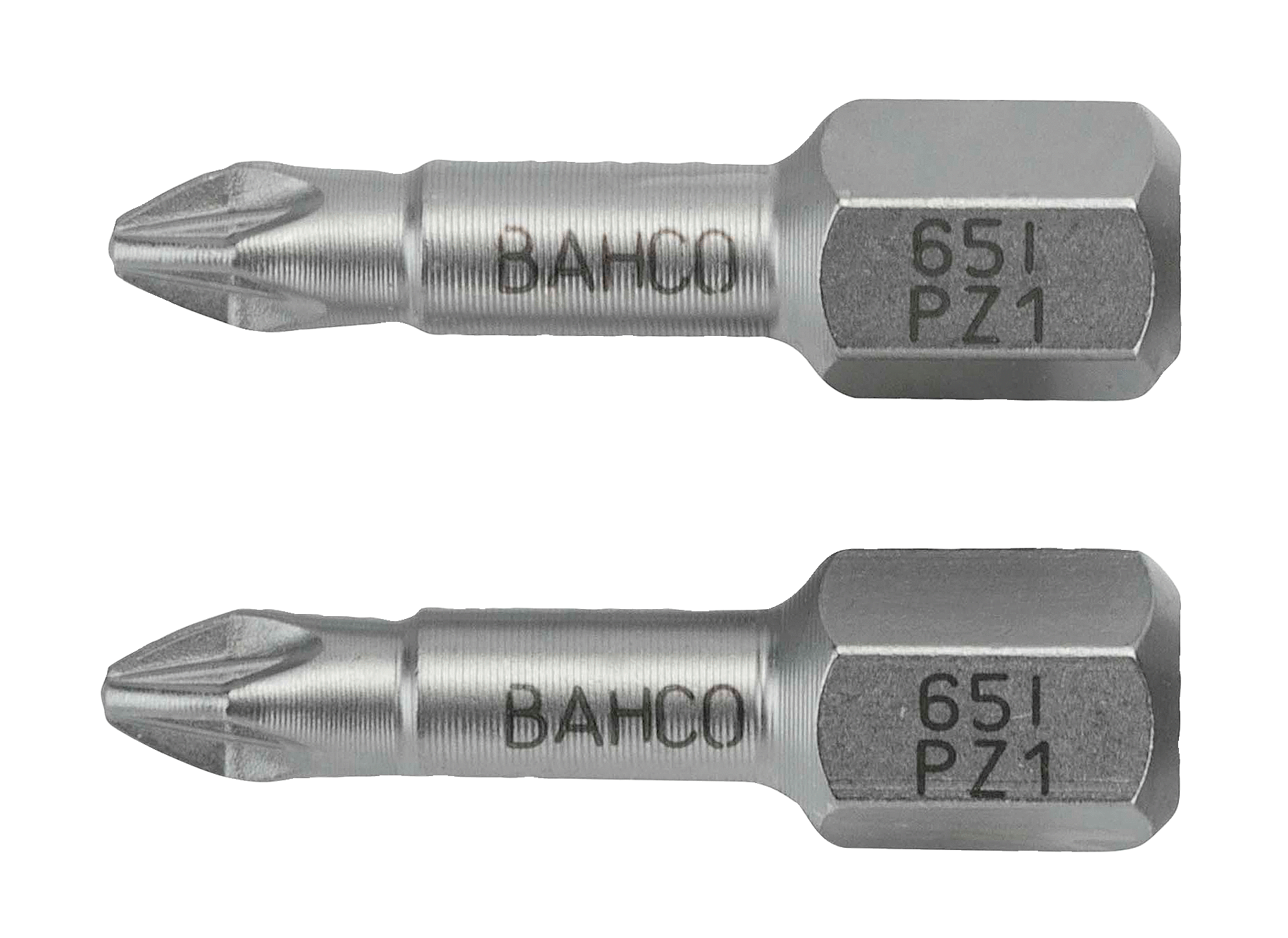 картинка Торцевые биты из нержавеющей стали Pozidriv - 25 мм BAHCO 65I/PZ1 от магазина "Элит-инструмент"