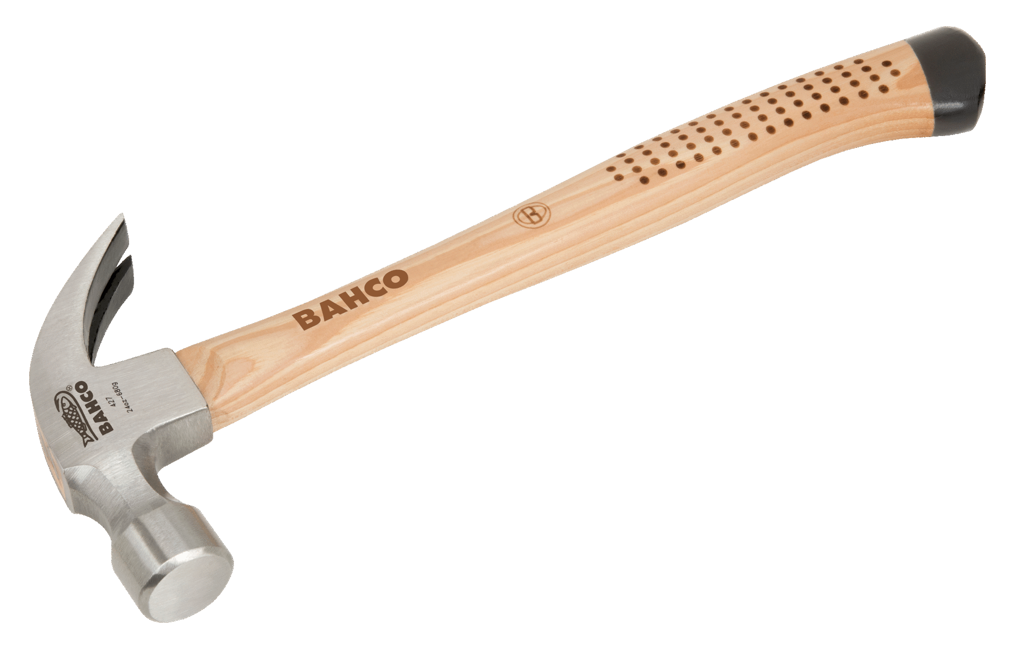 картинка Молоток-гвоздодер, деревянная рукоятка BAHCO 427-16 от магазина "Элит-инструмент"