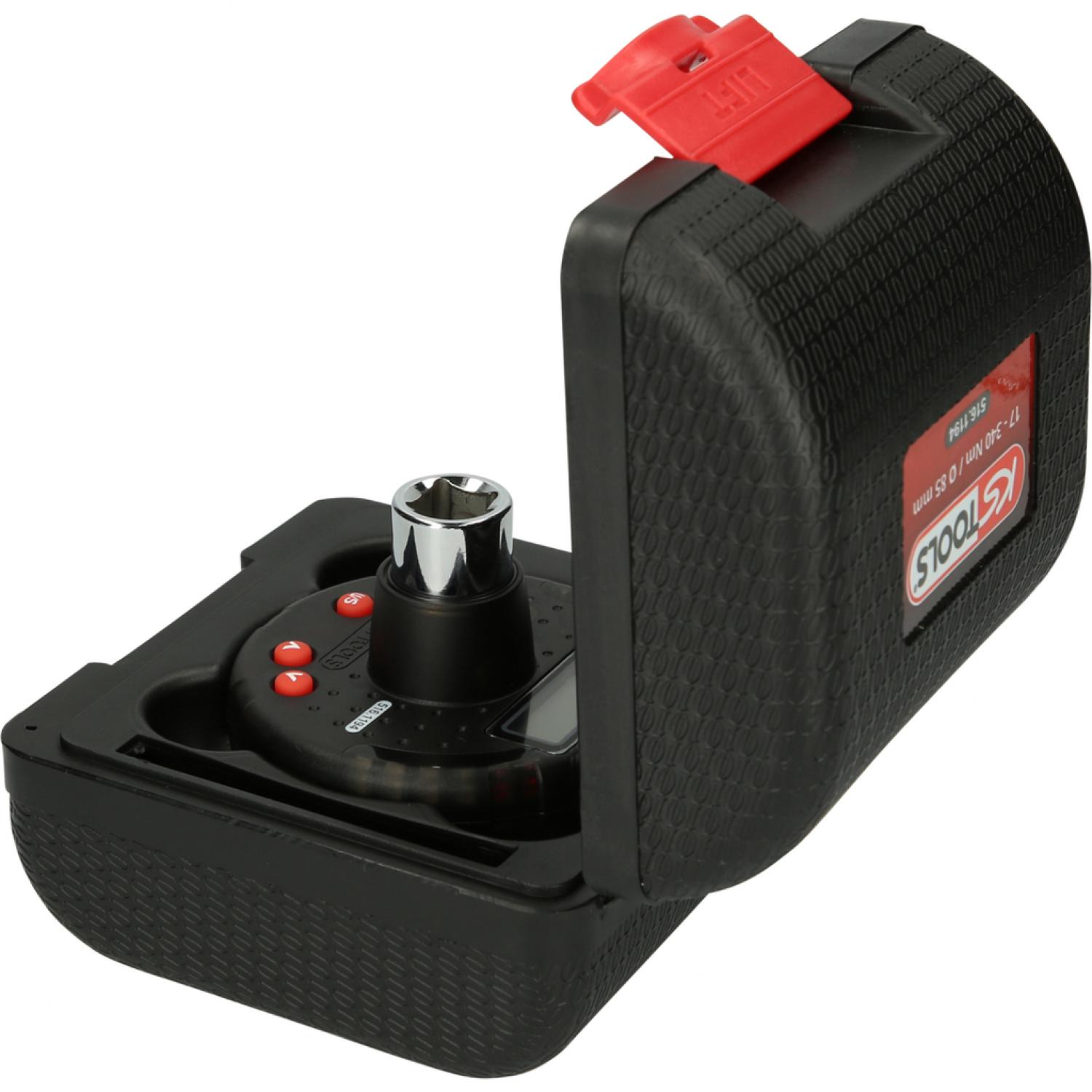 картинка Цифровой динамометрический адаптер с угломером 1/2", 17-340 Нм от магазина "Элит-инструмент"