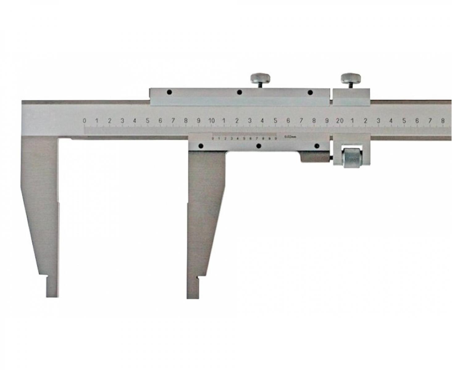 картинка Штангенциркуль верньерный цеховой односторонний 0-500 мм Schut 909.616 от магазина "Элит-инструмент"