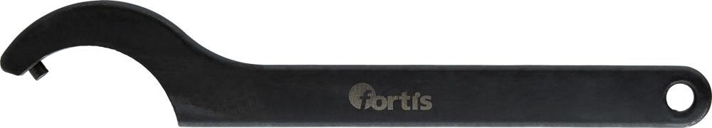 Ключ-крючок со штифтом, FORTIS 4317784734943 (мин.размах челюсти - 45 мм / макс.размах челюсти - 50 мм / общая длина - 206 мм / штифт ø - 5,0 мм / толщина - 6 мм / стандартизированный - Yes)