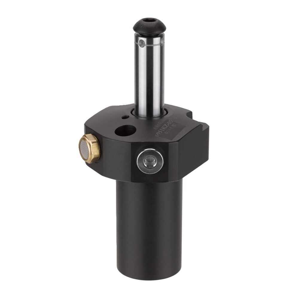 Тяговый цилиндр, установленный на верхнем фланце, с направляющим поршневым штоком АМF 66498