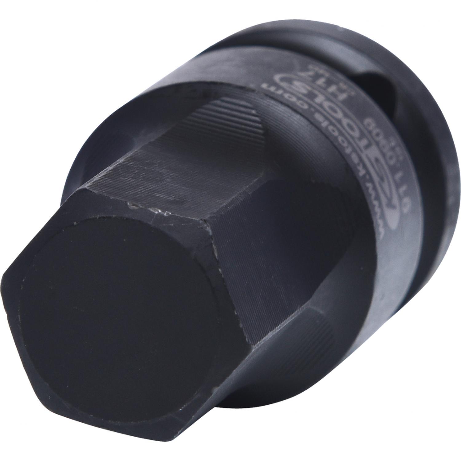 Силовая торцовая головка с битом 1/2" с внутренним шестигранником, короткая, 17 мм