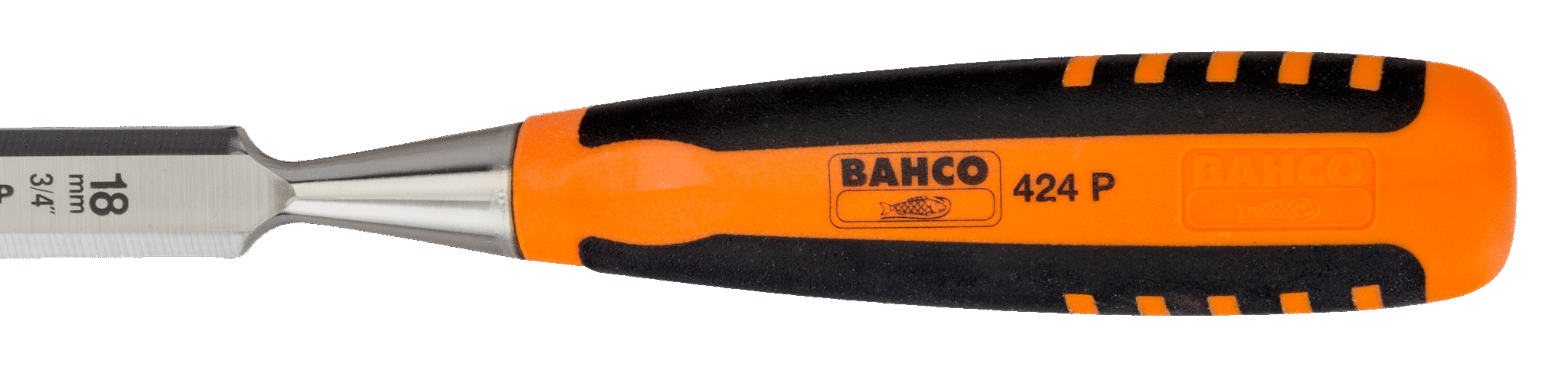 картинка Профессиональная стамеска с двухкомпонентной рукояткой BAHCO 424P-6 от магазина "Элит-инструмент"