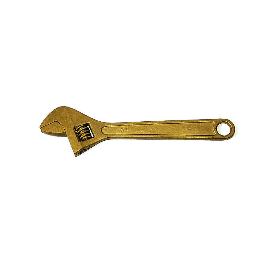 картинка Ключ разводной искробезопасный, ширина зева 30 мм, серия 012 MetalMinotti 012-3000 от магазина "Элит-инструмент"