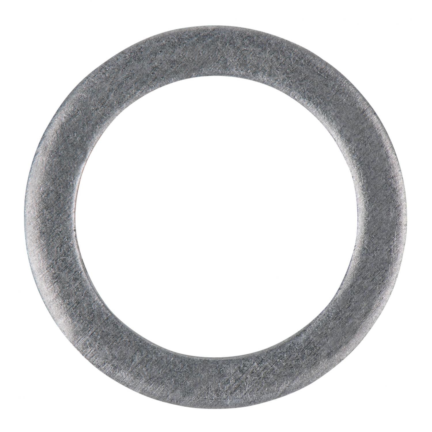 Уплотнительное кольцо, алюминиевое, внешний Ø 27 мм, внутренний Ø 22 мм, 10 шт в упаковке