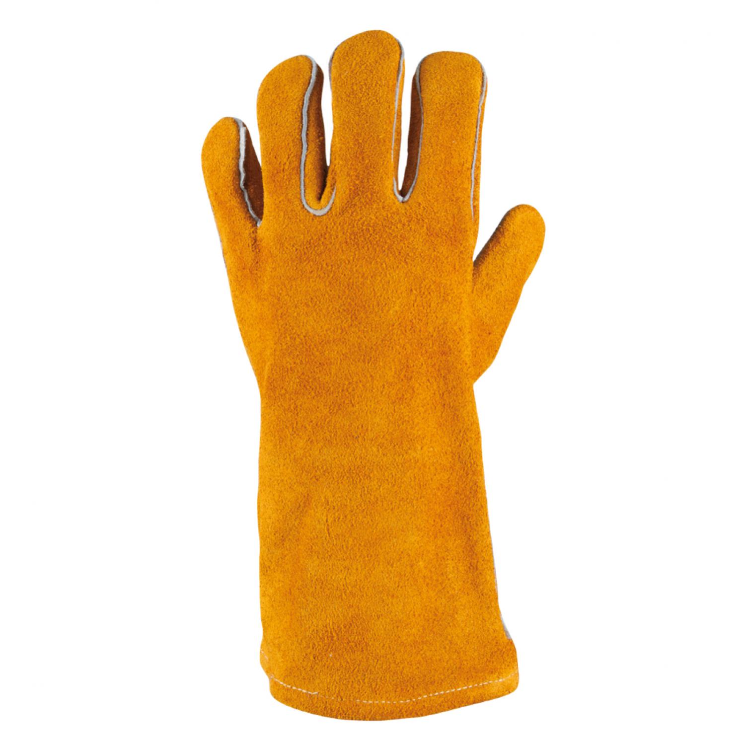 картинка Кожаные перчатки для сварщика, 9 от магазина "Элит-инструмент"